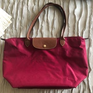 Large Fuschia Longchamp Bag